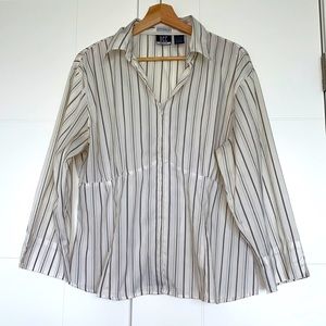 Stretch DCC Missy Womenswear Top White/Grey Color Size XL